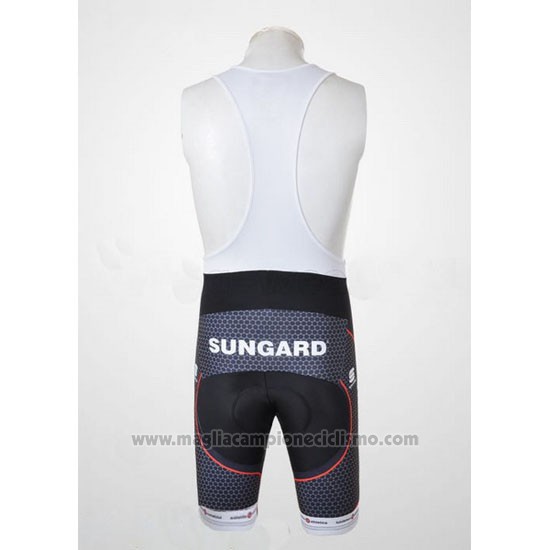2010 Abbigliamento Ciclismo Saxo Bank Lussemburgo Manica Corta e Salopette